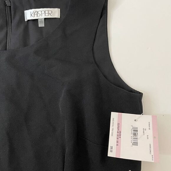 7.NEW! Kasper | Dress| Studded Waistline| Small - Picture 8 of 14